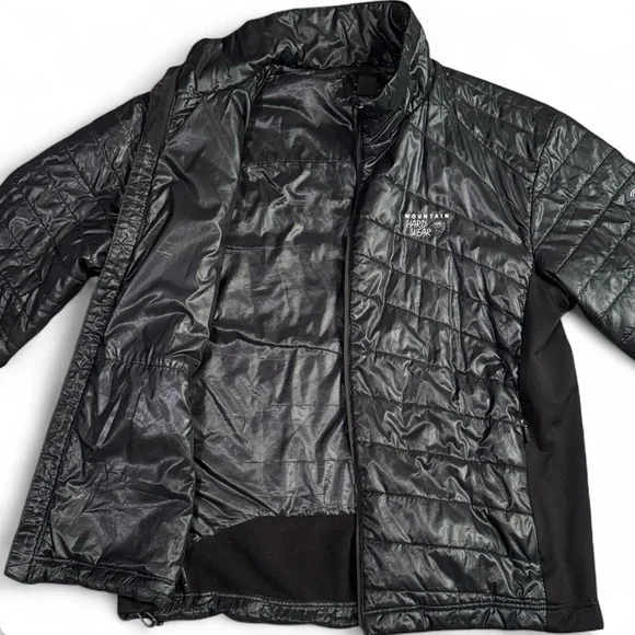 Mountain Hardware Zonal Insulated Puffer Quilted Jacket Shiny Black Men’s XXL - Picture 3 of 14